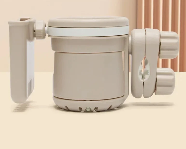 Getränkehalter mit Handyhalterung für Kinderwagen – Multifunktionales Design, rutschfest und einfach zu installieren